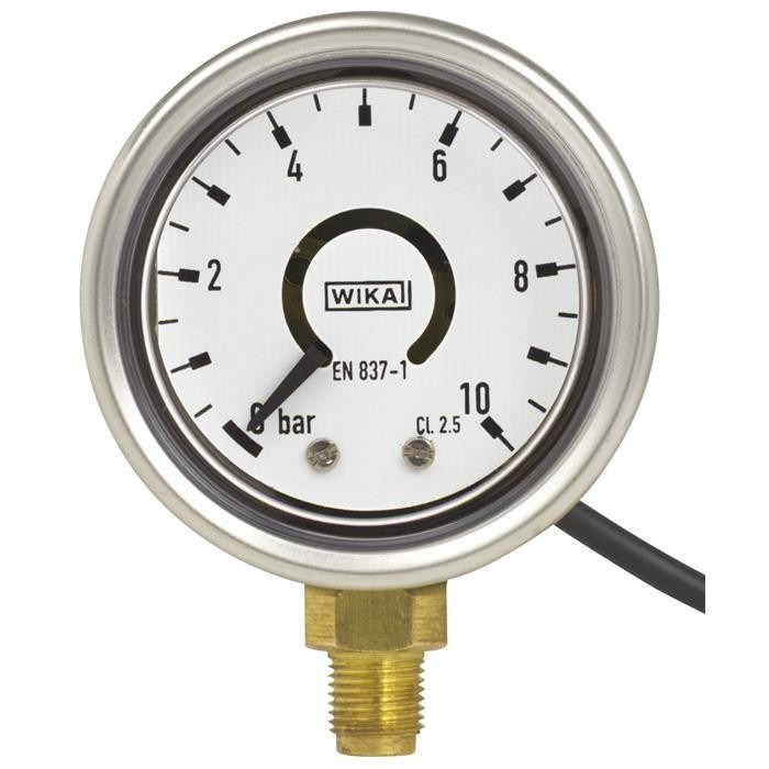WIKA Bourdon Tube Pressure Gauge with Output Signal (PGT21)