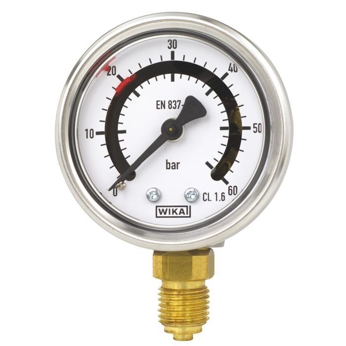 WIKA Bourdon Tube Pressure Gauge with Switch Contacts (PGS21)