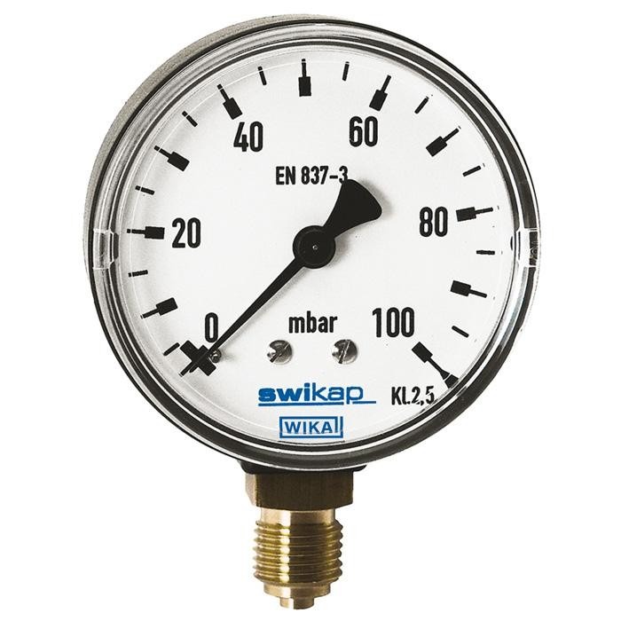 WIKA Capsule pressure gauge, copper alloy (611.13)