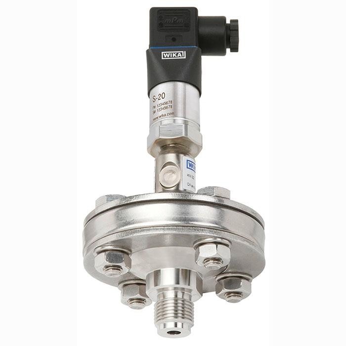 WIKA High-Quality Pressure Sensor with Mounted Diaphragm Seal (DSS10T)