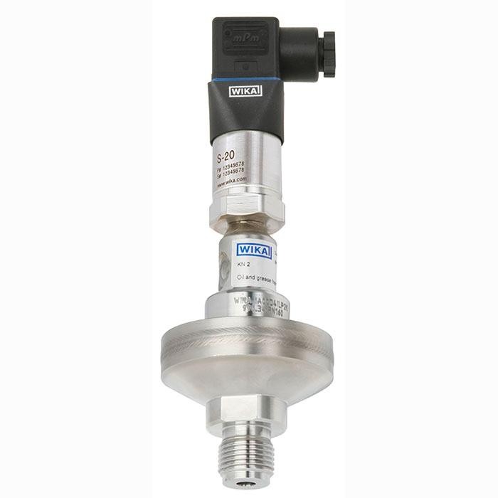 WIKA High-Quality Pressure Sensor with Mounted Diaphragm Seal (DSS34T)